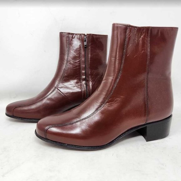 Men\'s 10 EEE Florsheim Duke dress boots in Antique gold Cavallo 10 3E Extra Wide main image 7